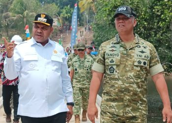 Kunker di Supiori, Wapang TNI Harap PSN Dapat Berdampak Langsung Kepada Masyarakat Supiori