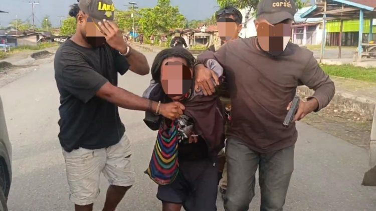 NB diamankan oleh tim gabungan Satgas Kepolisian Operasi Damai Cartenz-2026 bersama Polres Yahukimo. (Foto: Istimewa)