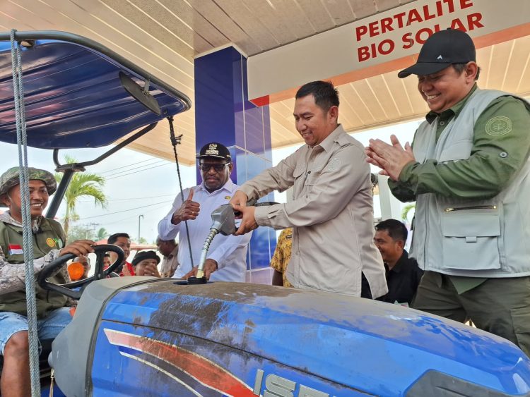 Dukung Swasembada Pangan, Pertamina Operasikan SPBU Khusus Petani di Merauke. (Foto: Istimewa)