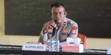 Kapolres Supiori: Gereja Punya Penting Dalam Pencegahan Masalah Karhutla