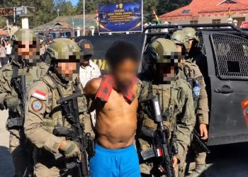 Satgas Damai Cartenz Tangkap DPO Kasus Penembakan di Puncak
