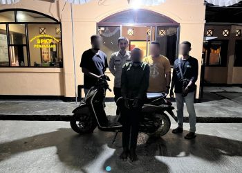 Tim Khaley Polsek Sentani Timur Tangkap Terduga Pelaku Curanmor di FDS