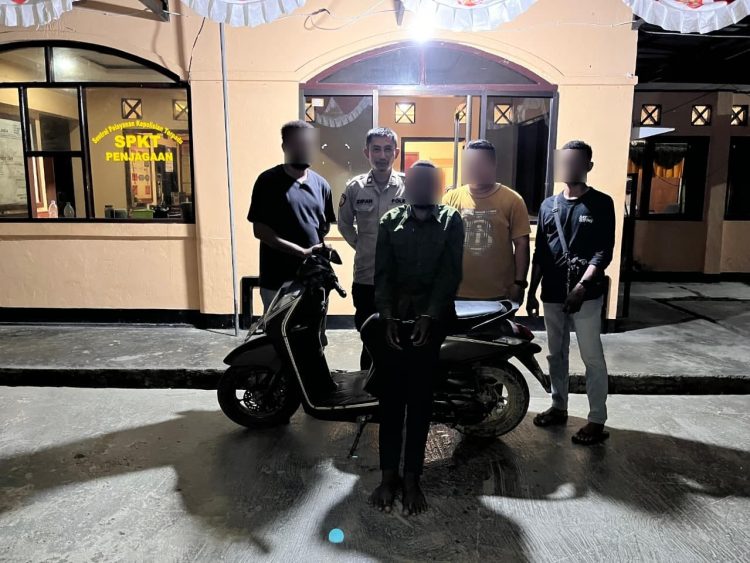 Tim Khaley Bekuk Terduga Pelaku Curanmor di Area Parkir FDS. (Foto: Istimewa)