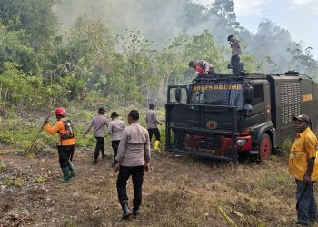 Karhutla di Biak Numfor Ditangani, Polda Papua Imbau Warga Waspadai Potensi Kebakaran