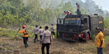 Karhutla di Biak Numfor Ditangani, Polda Papua Imbau Warga Waspadai Potensi Kebakaran