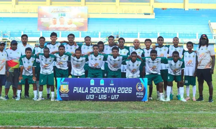 Eleven Wise Soccer Academy asal Kabupaten Biak Numfor memastikan diri menjadi wakil Papua pada Piala Soeratin U-17 tingkat nasional. (Foto: Istimewa)
