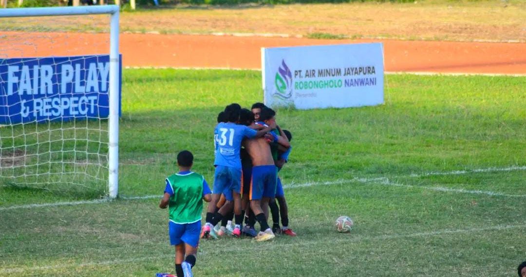 Serui Football Academy berhasil mengunci gelar juara. (Foto: Cornelia Mudumi)