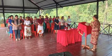 Jaga Kebersamaan, Bhayangkari Polres Supiori Gelar Binrohtal Dalam Bentuk Ibadah Oikumene