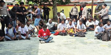 78 Pelajar Diamankan Polres Jayapura Saat Hendak Ikut Aksi Tolak MBG, Dikembalikan ke Sekolah