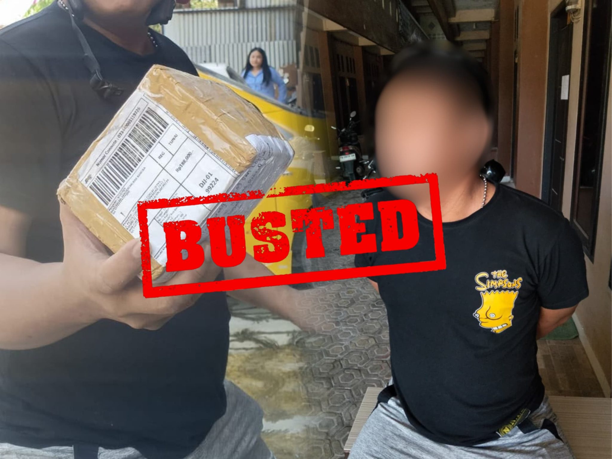 Terima Paket di Entrop, Pria 33 Tahun Diamankan Bersama 12,35 Gram Diduga Sabu