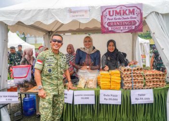 Sambut HUT ke-81 TNI, Bazar Murah Bantu Masyarakat Dapatkan Kebutuhan Pokok Terjangkau