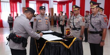 Kapolda Papua Pimpin Pergantian Tiga Pejabat, Tekankan Profesionalisme dan Tanggung Jawab