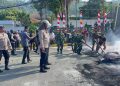 Polresta Jayapura Bubarkan Massa di USTJ Usai Pengibaran Bintang Kejora