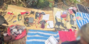 Patroli Koops TNI Habema Amankan Senjata Api dan Munisi dari Kelompok OPM Kodap Sorong Raya di Maybrat