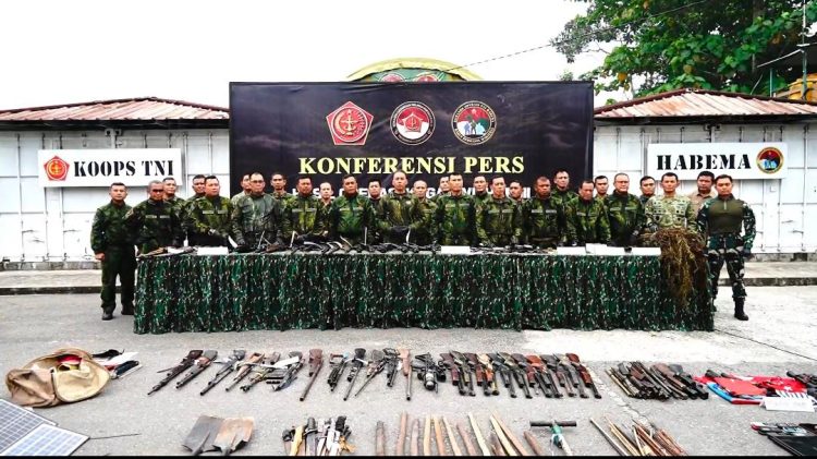 Konferensi pers penyampaian hasil pelaksanaan operasi Triwulan III Tahun Anggaran 2026. (Foto: Istimewa)