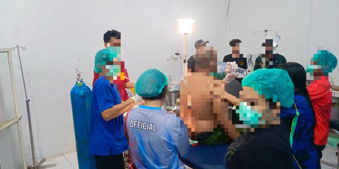 Penikaman Tenaga Honorer di Yahukimo, Polisi Amankan Barang Bukti di TKP. (Foto: Istimewa)