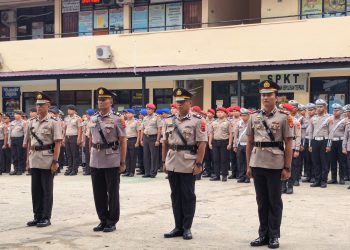 Kapolresta Jayapura Kota Pimpin Rotasi Kabag SDM dan Kasat Resnarkoba