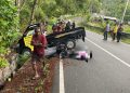 Grandmax Tabrak Motor di Pintu Angin, Satu Penumpang Meninggal