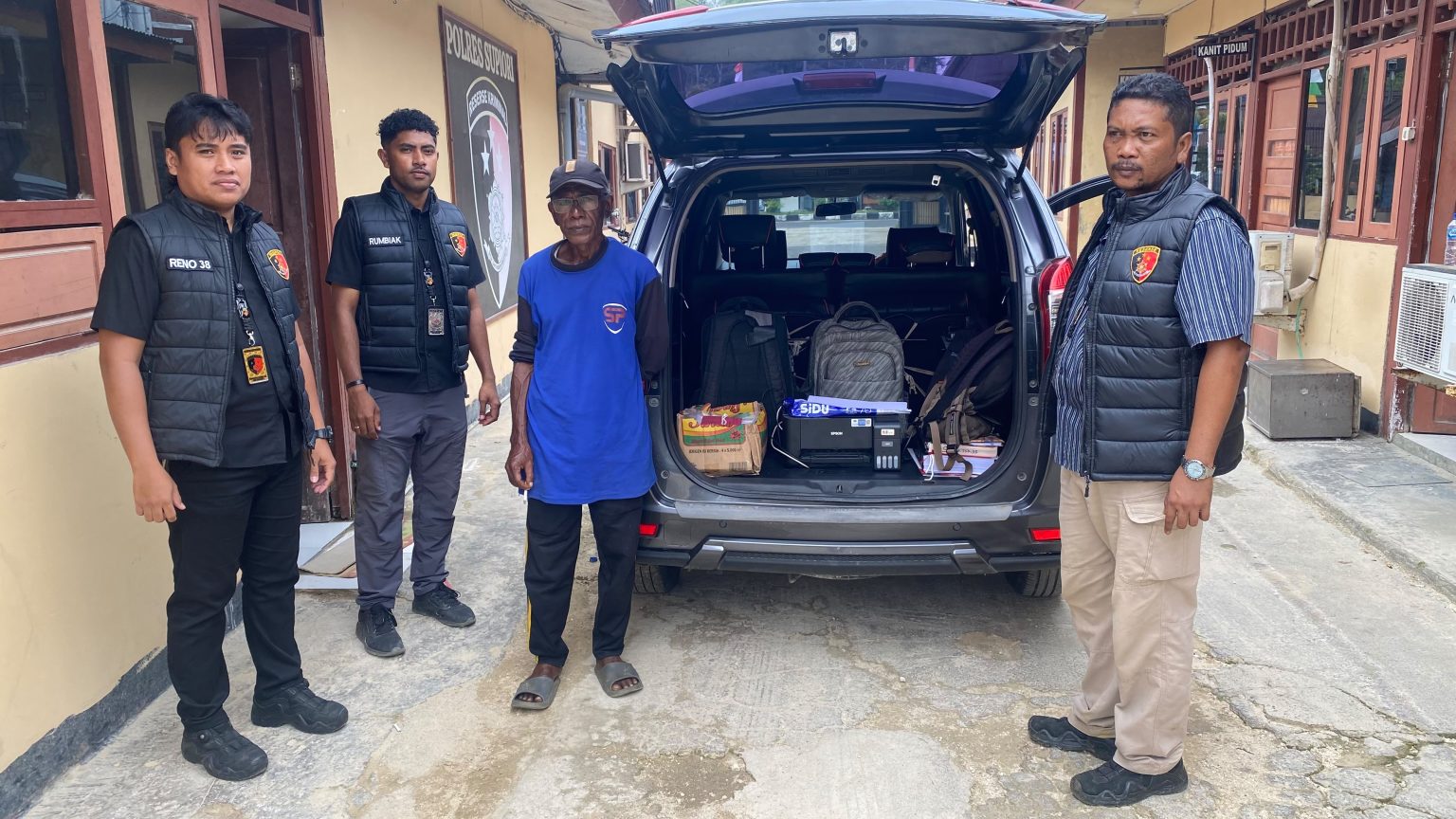 Unit Tipidkor Polres Supiori Rampungkan Penyidikan Kasus Dugaan Korupsi Dana Desa. (Foto: Istimewa)