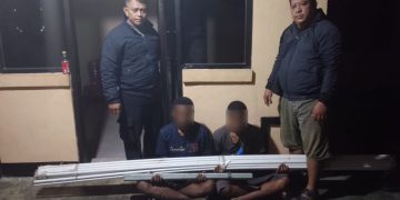 Dua Pria Ditangkap di Asei Kecil, Polisi Sita 30 Pipa dan 30 Batang Besi