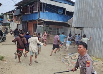 Diduga Jadi Arena Judi Sabung Ayam, Kawasan Belakang Pasar Youtefa Ditertibkan