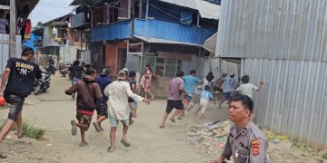 Diduga Jadi Arena Judi Sabung Ayam, Kawasan Belakang Pasar Youtefa Ditertibkan