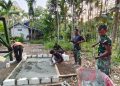 Dari Lokasi Pembangunan ke Rumah Warga, Sisi Humanis TMMD ke-130 di Jayapura