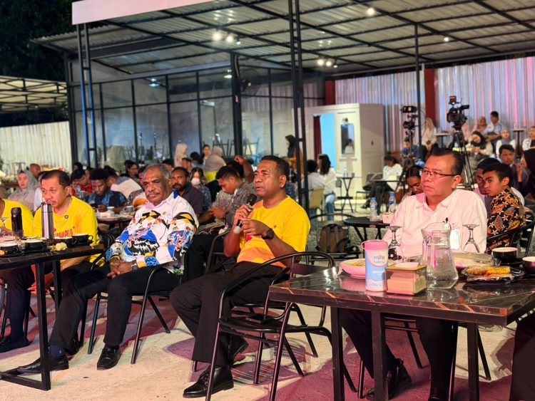 Bincang Sagu bertema “Pemuda Makan Puji” yang digelar Komunitas Colo Sagu bersama Polresta Jayapura Kota. (Foto: Cornelia Mudumi)