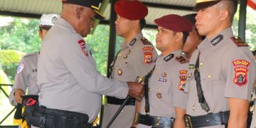 Rotasi Tiga Pejabat Polres Supiori, Kapolres Apresiasi Pengabdian Pejabat Lama
